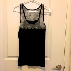 American Eagle Lace Top Racerback Tank